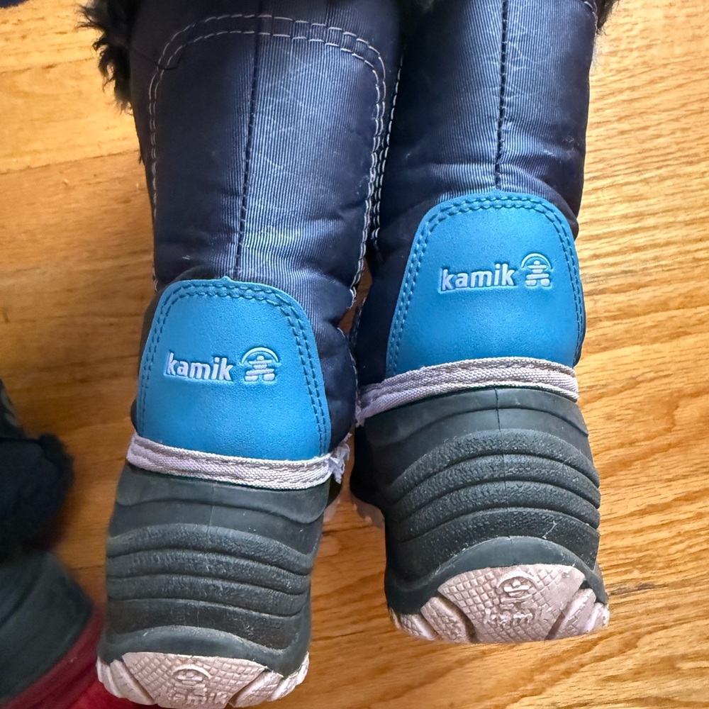 Kamik Kids Boots - Blue and Black